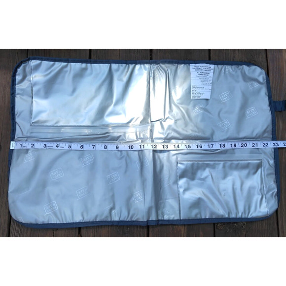 Columbia Summit Rush Backpack Diaper Bag Grey w/Changing Pad & Car Window Shades - Picture 13 of 16